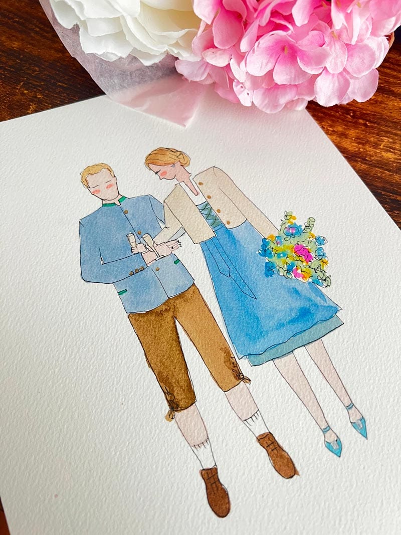 Live Art: ilustraciones en directo Pintamos a vuestros invitados, en directo